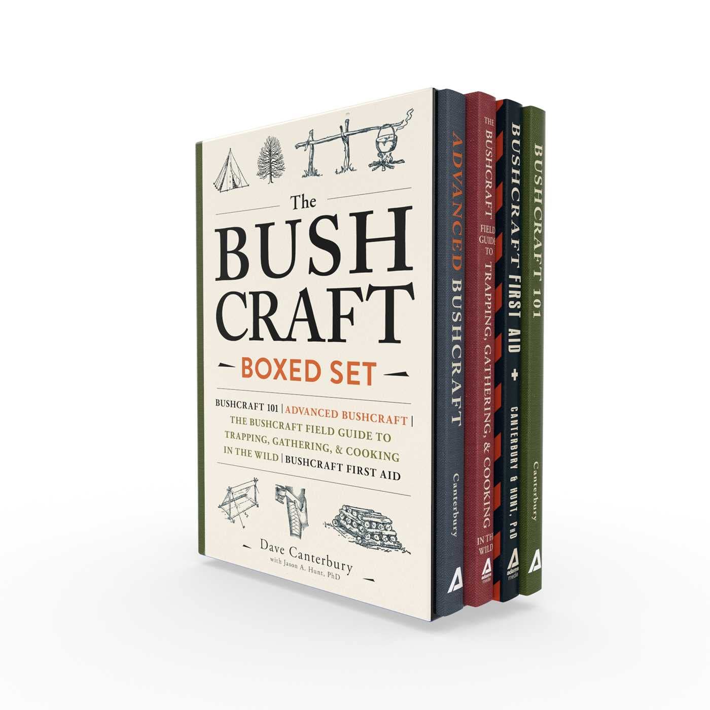 The Bushcraft Boxed Set: Bushcraft 101; Advanced Bushcraft; The Bushcraft Field Guide to Trapping, Gathering, & Cooking in the Wild; Bushcraft by Canterbury, Dave (Author) , Hunt, Jason A (Author)