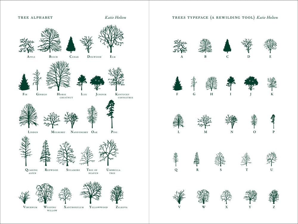 The Language of Trees: A Rewilding of Literature and Landscape by Katie Holten