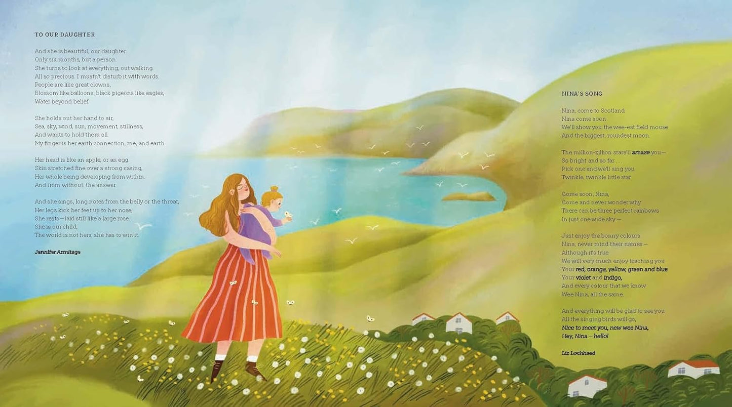 She'll Be the Sky: Poems by Women and Girls by Ella Risbridger and Illustrated by Anna Shepeta