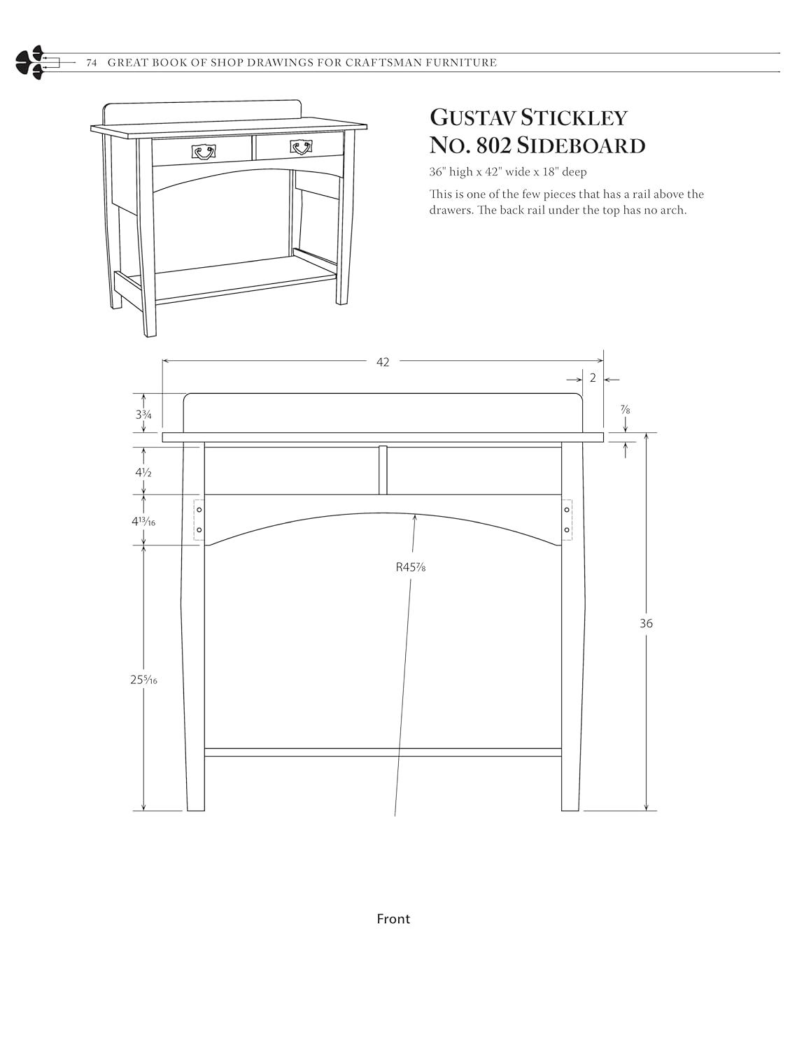 Great Book of Shop Drawings for Craftsman Furniture: Authentic and Fully Detailed Plans for 61 Classic Pieces (2ND ed.) by Robert W Lang