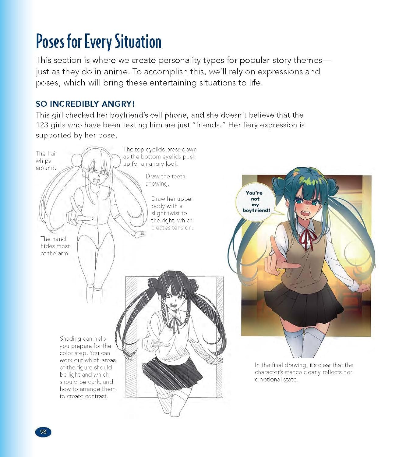 Master Guide to Drawing Anime: Expressions & Poses: Figure Drawing Essentials for the Aspiring Artist by Christopher Hart