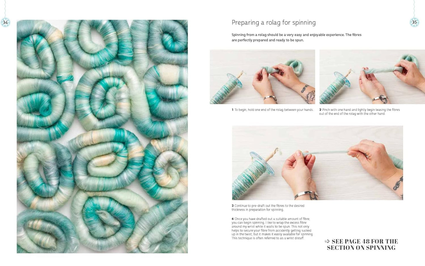 Yarn Spinning with a Modern Twist: How to Create Your Own Gorgeous Yarns Using a Drop Spindle by Vanessa Kroening