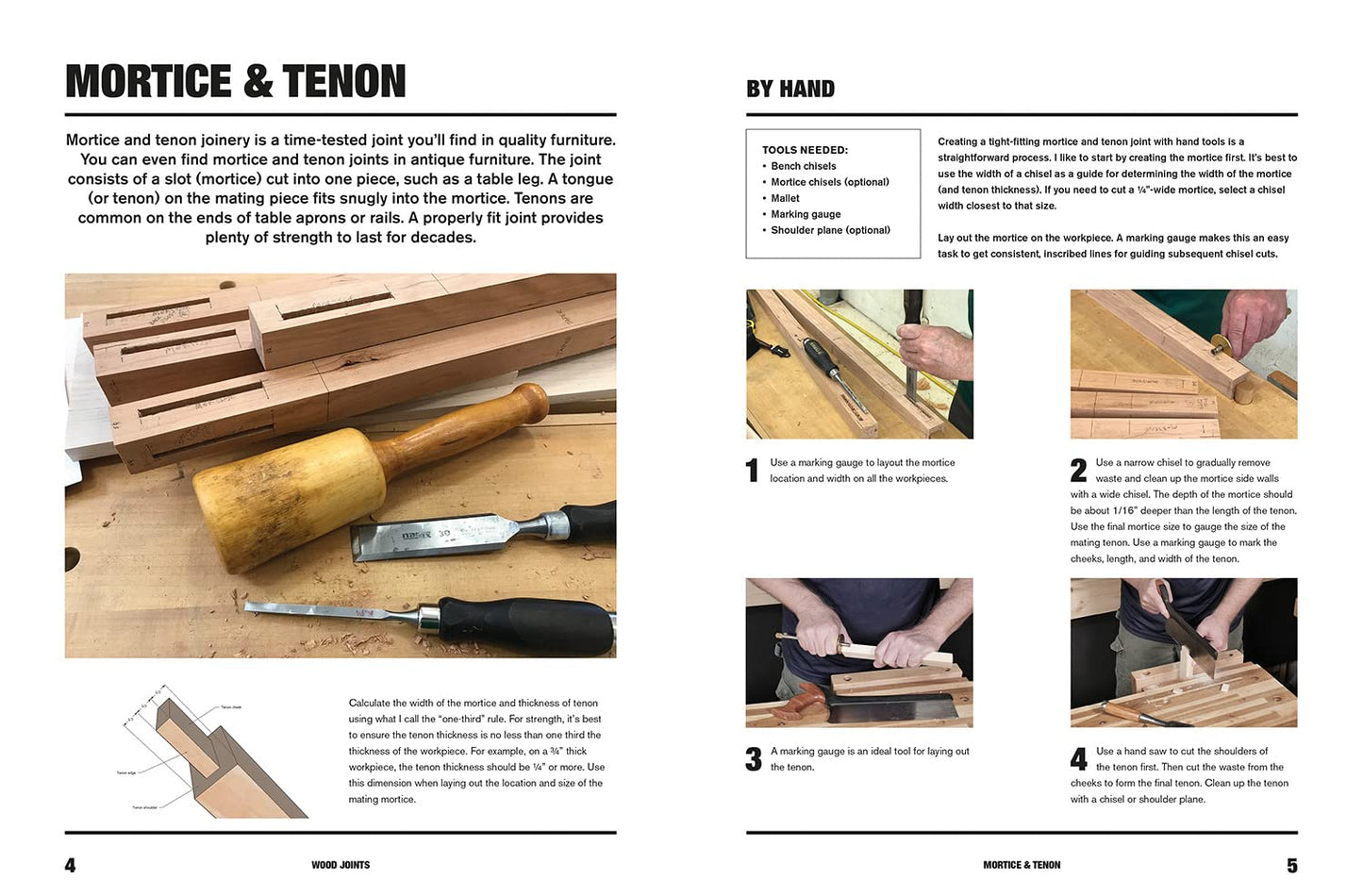 Wood Joints by Machine & by Hand by Randall A Maxey