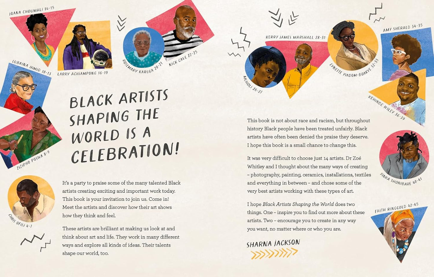 Black Artists Shaping the World: Picture Book Edition by Sharna Jackson, Illustrated by Esther Marilyn Chi