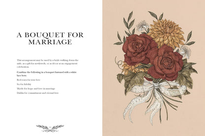 Floriography: An Illustrated Guide to the Victorian Language of Flowers Volume 1 by Jessica Roux