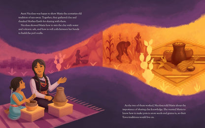 Shaped by Her Hands: Potter Maria Martinez (She Made History) by Anna Harber Freeman & Barbara Gonzales, Illustrated by  Aphelandra