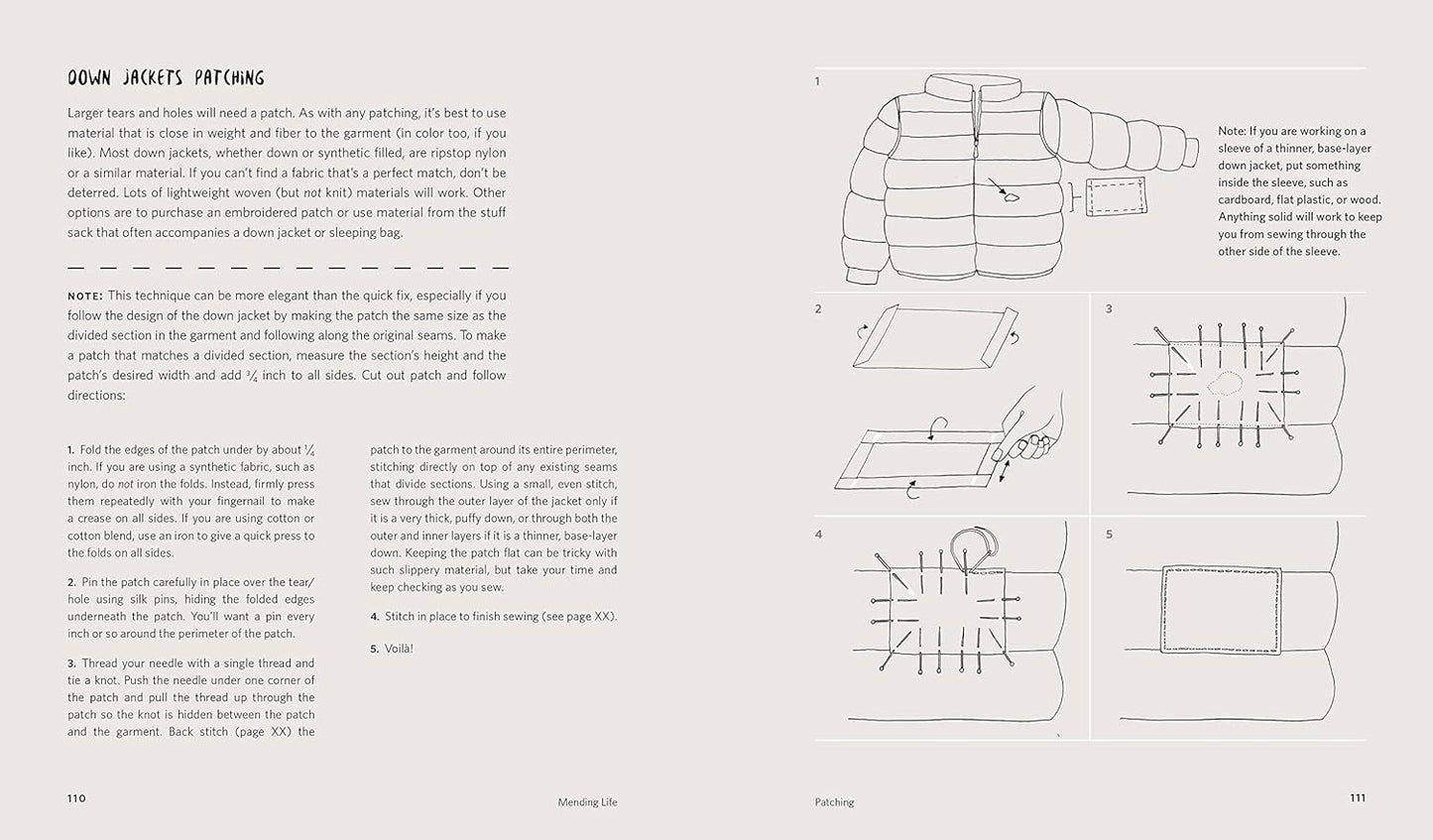 Mending Life: A Handbook for Repairing Clothes and Hearts and Patching to Practice Sustainable Fashion and Fix the Clothes You Love by Nina and Sonya Montenegro