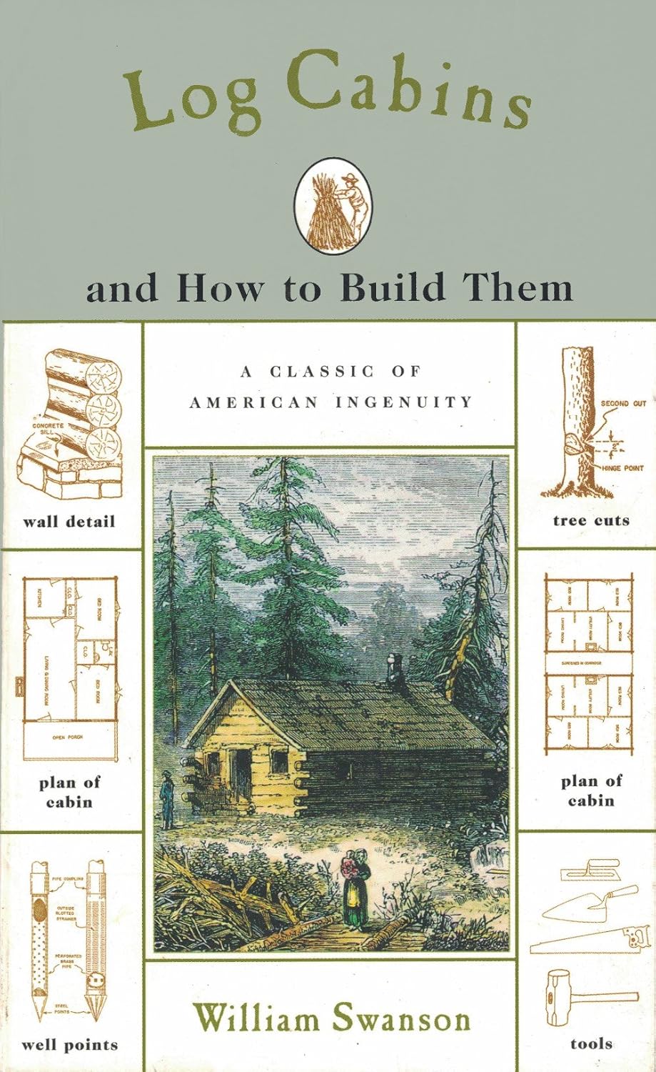 Log Cabins and How to Build Them by William Swanson