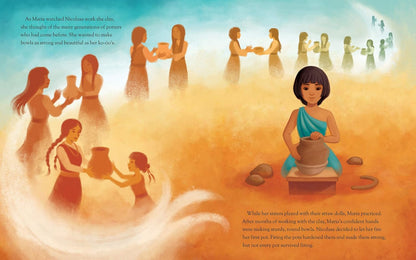 Shaped by Her Hands: Potter Maria Martinez (She Made History) by Anna Harber Freeman & Barbara Gonzales, Illustrated by  Aphelandra