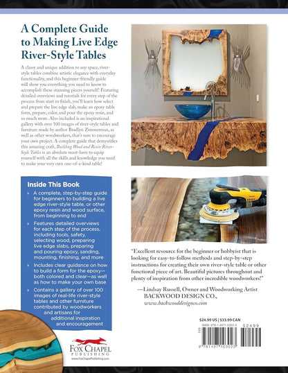 Building Wood and Resin River-Style Tables: A Step-by-Step Guide with Tips, Techniques, and Inspirational Designs by Bradlyn Zimmerman