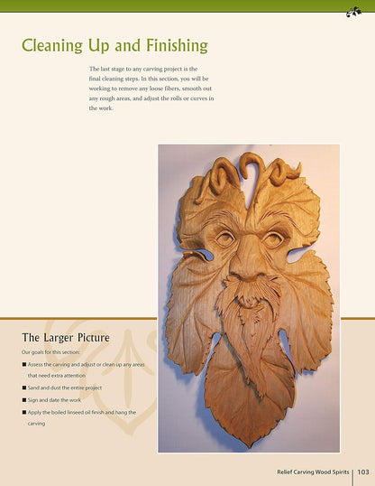 Relief Carving Wood Spirits (Revised) by Lora S Irish