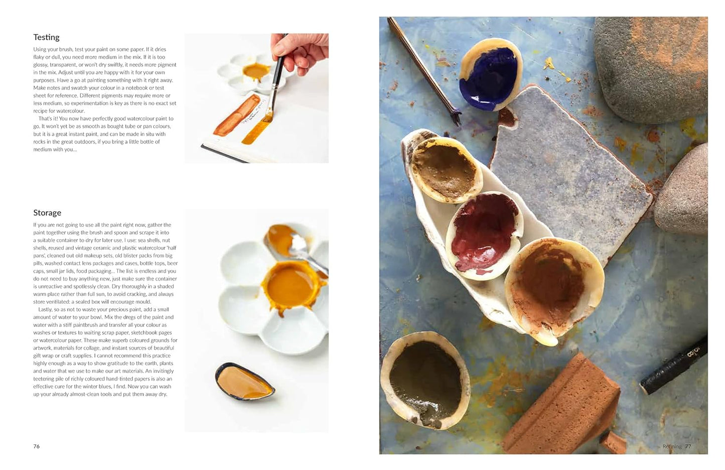 Found and Ground: A Practical Guide to Making Your Own Foraged Paints by Caroline Ross