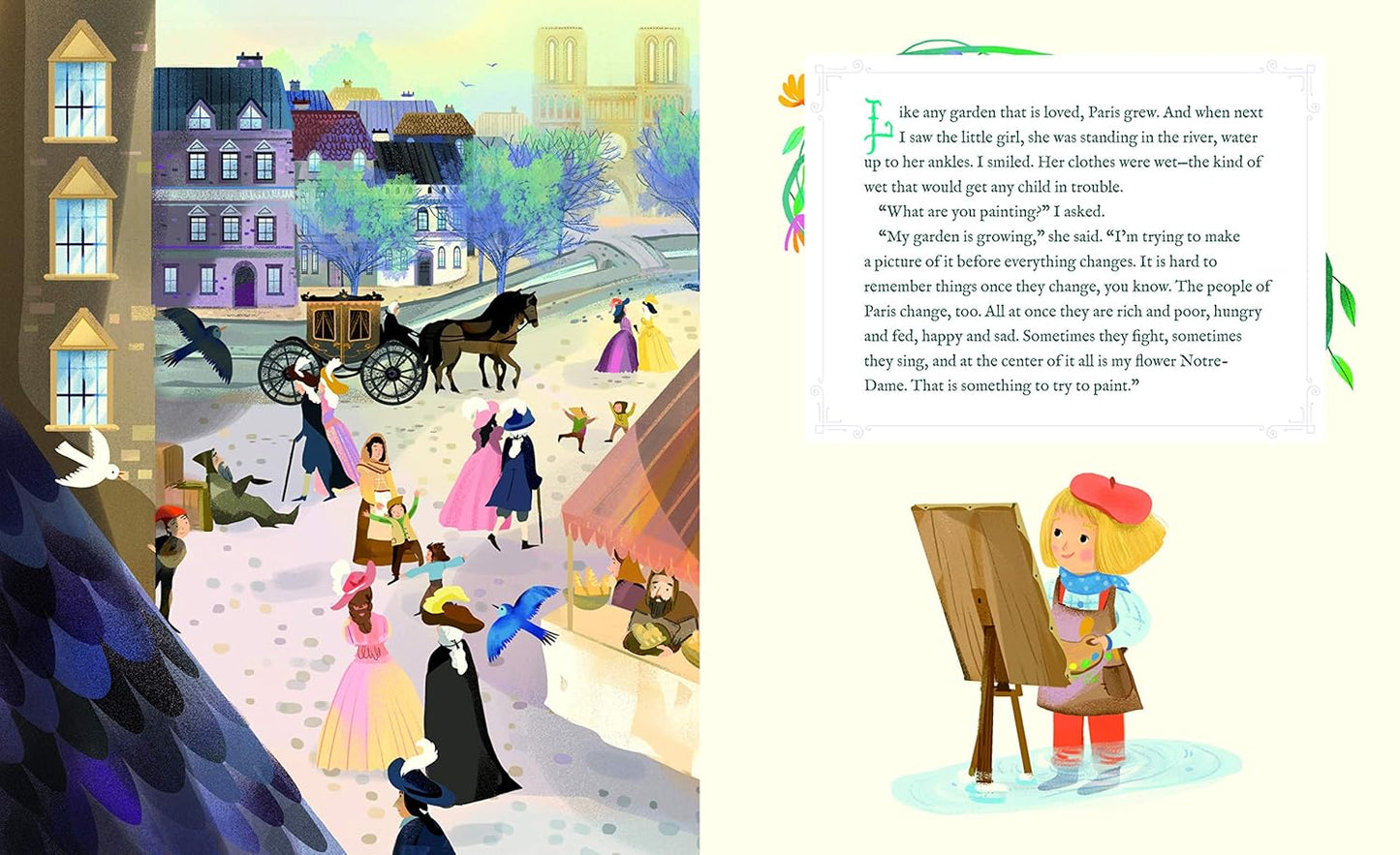 The Girl and the Cathedral: The Story of Notre Dame de Paris by: Nicolas Jeter, & Sara Ugolotti (Illustrator)