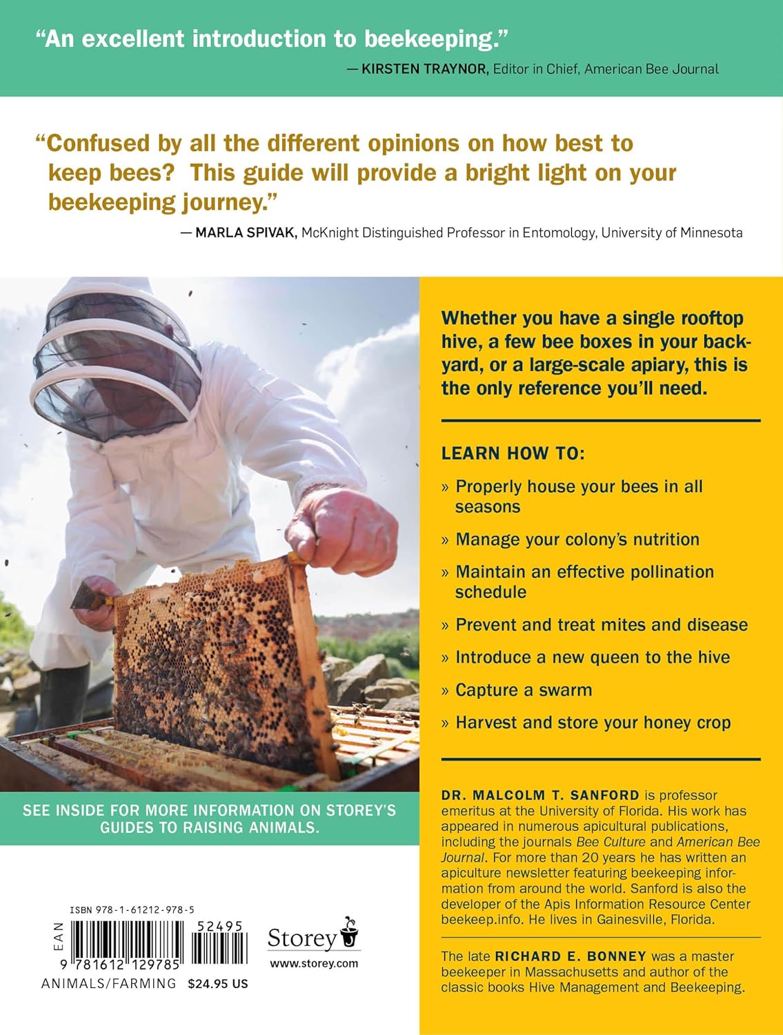 Storey's Guide to Keeping Honey Bees, 2nd Edition: Honey Production, Pollination, Health by Malcolm T Sanford & Richard E Bonney