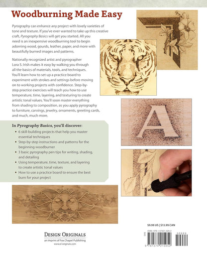 Pyrography Basics: Techniques and Exercises for Beginners by Lora S Irish