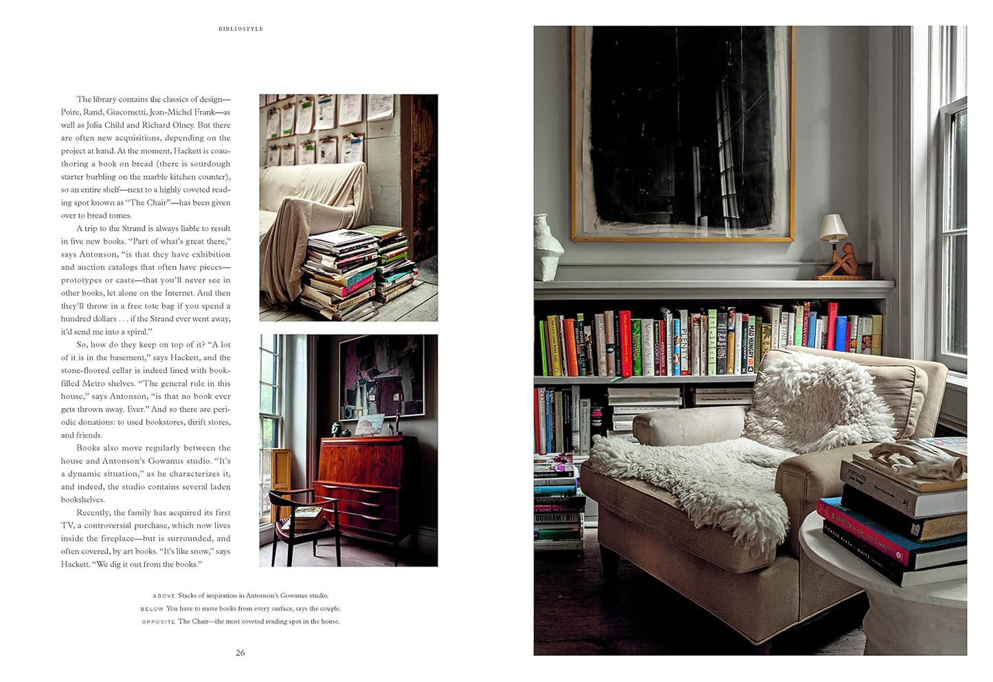 Bibliostyle: How We Live at Home with Books by Nina Freudenberger, Sadie Stein, with Photography by Shade Degges