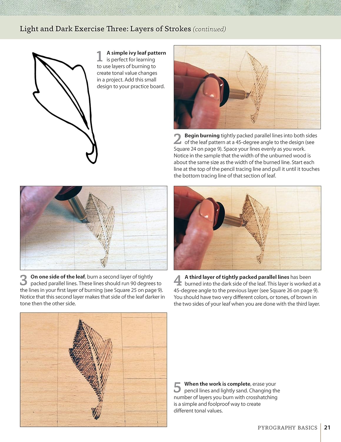 Pyrography Basics: Techniques and Exercises for Beginners by Lora S Irish