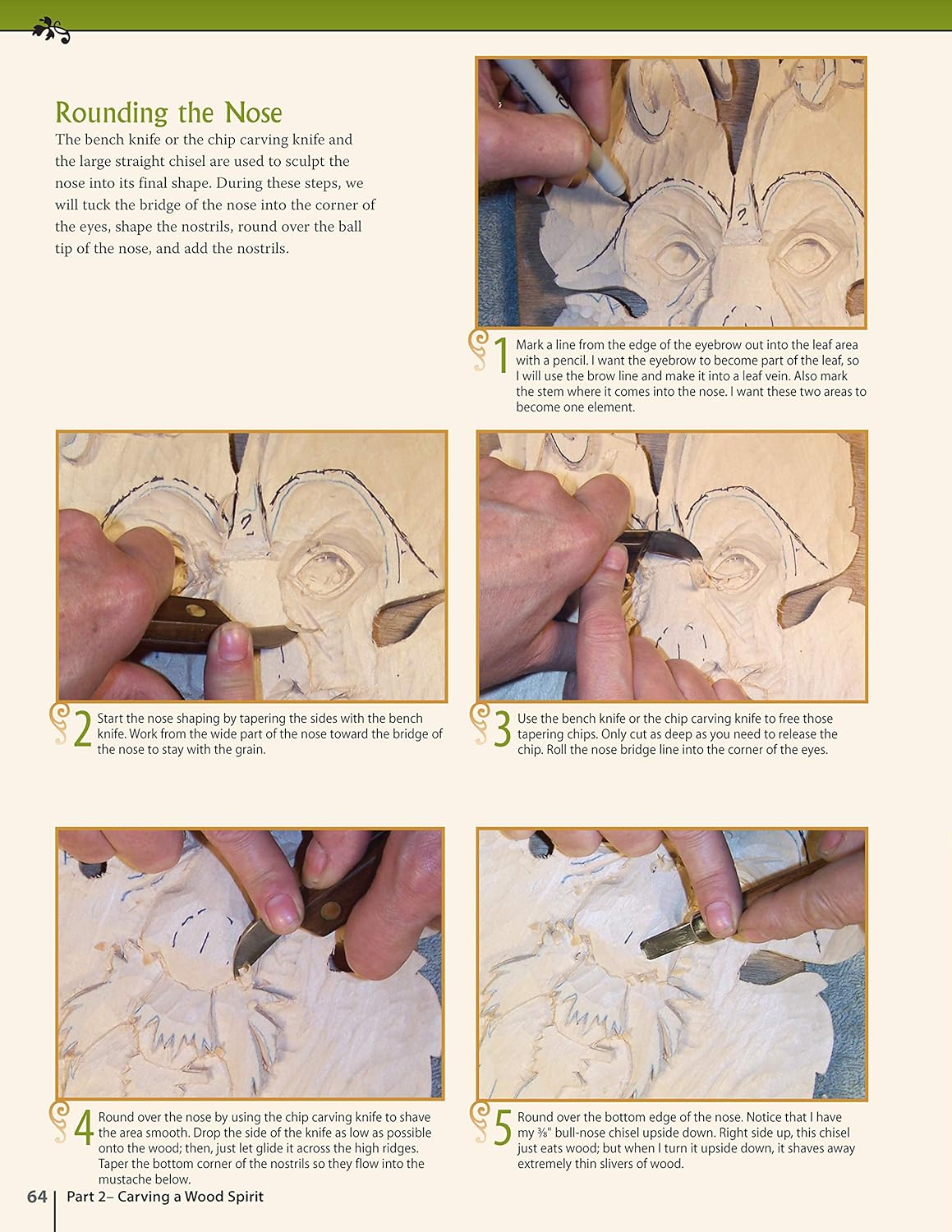 Relief Carving Wood Spirits (Revised) by Lora S Irish