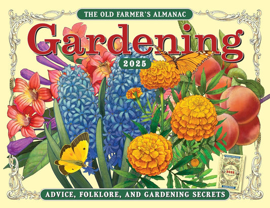 The 2025 Old Farmer's Almanac Gardening Wall Calendar by Old Farmer's Almanac