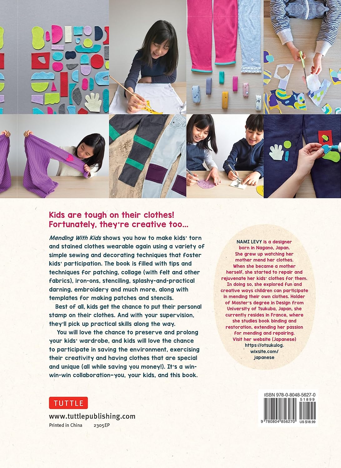 Mending with Kids: Patching, Painting, Sewing and Other Kid-Friendly Techniques by Nami Levy