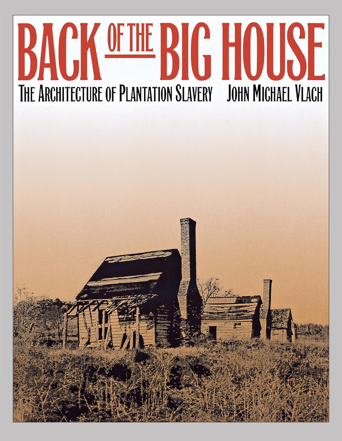 Back of the Big House: The Architecture of Plantation Slavery (Fred W. Morrison Series in Southern Studies) by John Michael Vlach