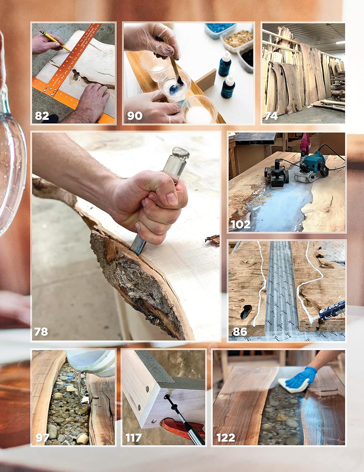 Building Wood and Resin River-Style Tables: A Step-by-Step Guide with Tips, Techniques, and Inspirational Designs by Bradlyn Zimmerman