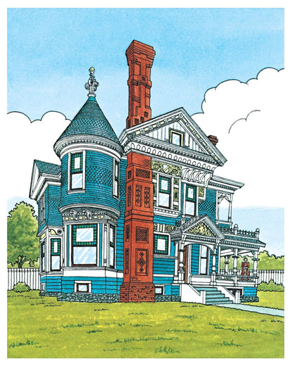 Creative Haven the American House Architecture Coloring Book by A.G.Smith