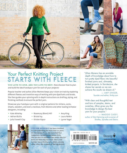 Yarnitecture: A Knitter's Guide to Spinning: Building Exactly the Yarn You Want by Jillian Moreno