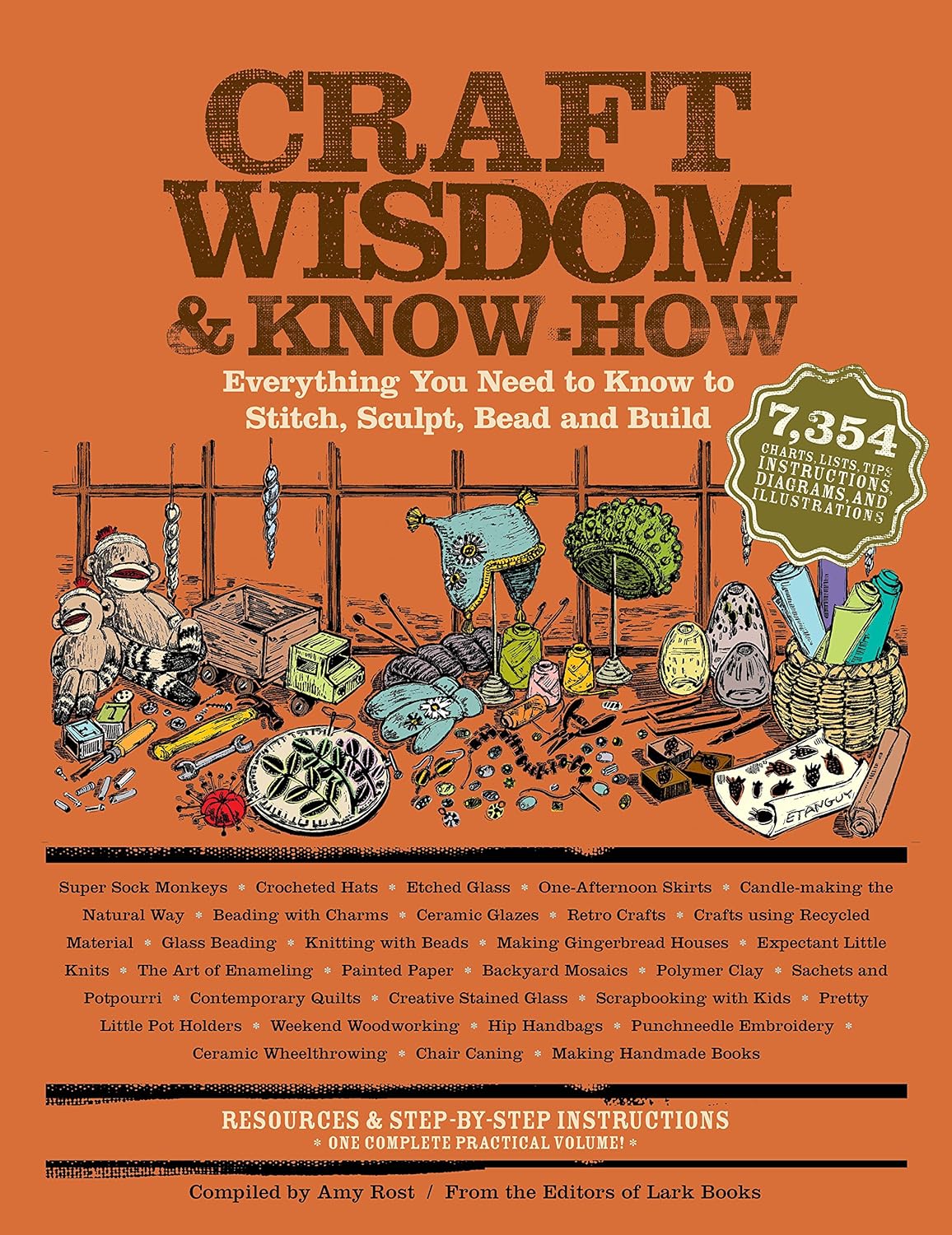 Craft Wisdom & Know-How: Everything You Need to Stitch, Sculpt, Bead and Build by the Editors of Lark Books