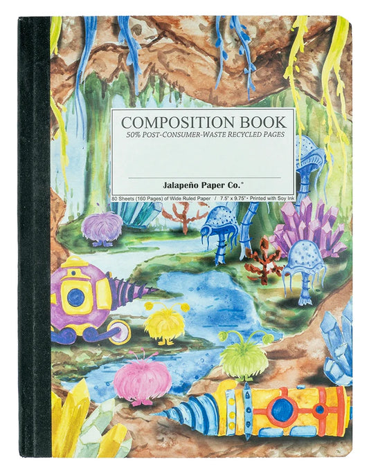 Decomposition Jalapeño Notebook- Standard Size Composition Binding