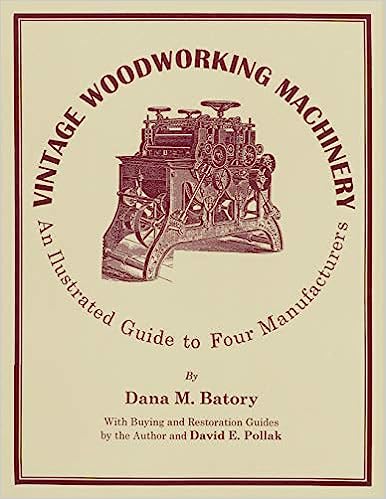 Vintage Woodworking Machinery: An Illustrated Guide to Four Manufacturers Contributor(s): Batory, Dana M (Author)