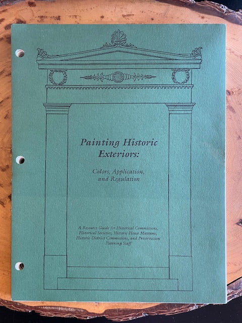 Painting Historic Exteriors: Colors, Application and Regulation by the Cambridge Historical Commission