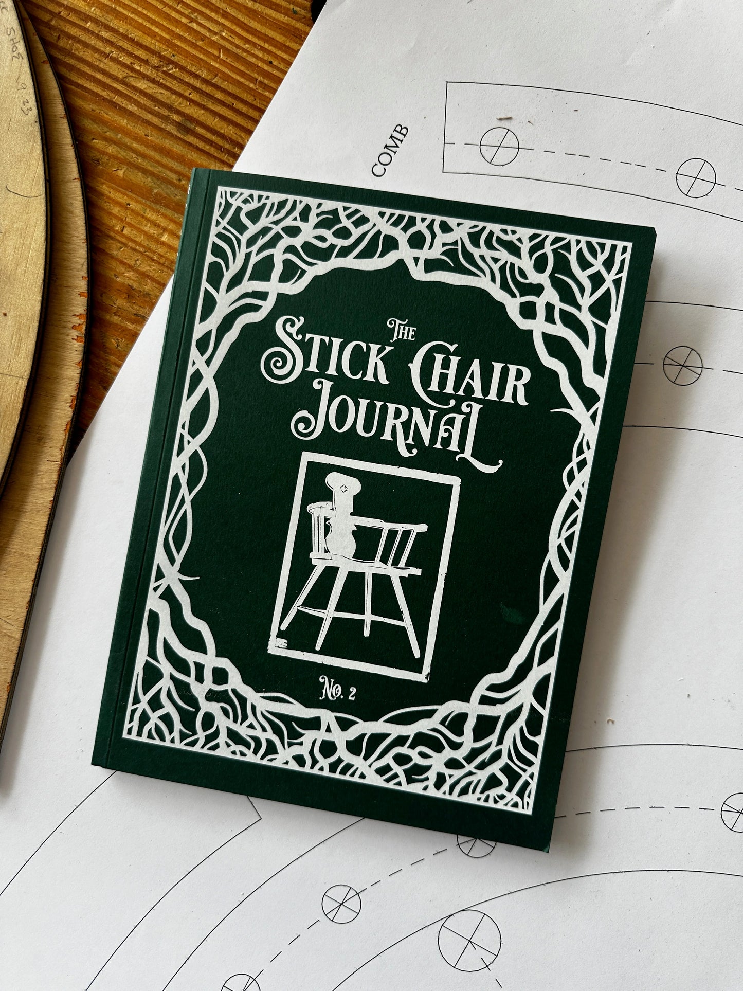 The Stick Chair Journal No. 2 by the Lost Art Press (includes printed plans)