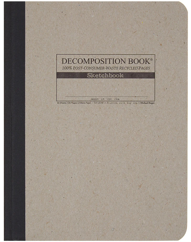 Decomposition Sketchbook- Standard Size Composition Binding