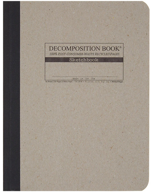 Decomposition Sketchbook- Standard Size Composition Binding