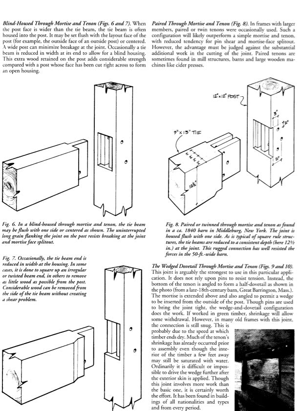 Historic American Timber Joinery: A Graphic Guide by Jack Sobon