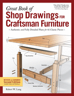 Great Book of Shop Drawings for Craftsman Furniture, Revised & Expanded Second Edition: Authentic and Fully Detailed Plans for 61 Classic Pieces (Revi (2ND ed.) Contributor(s): Lang, Robert W (Author)
